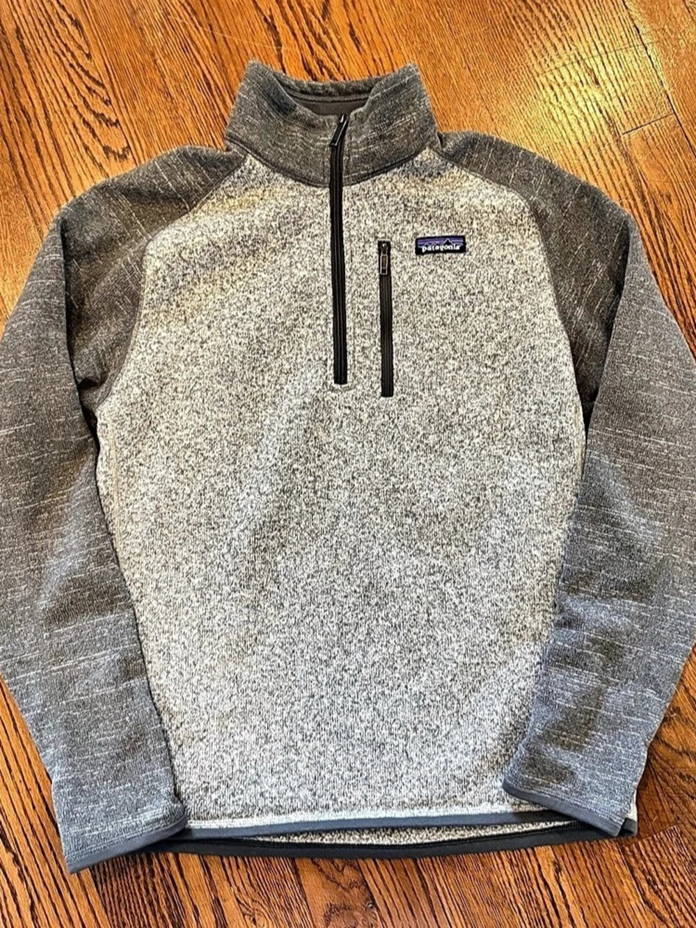 Patagonia Men's Better Sweater 1/4-Zip Pullover Gray Medium